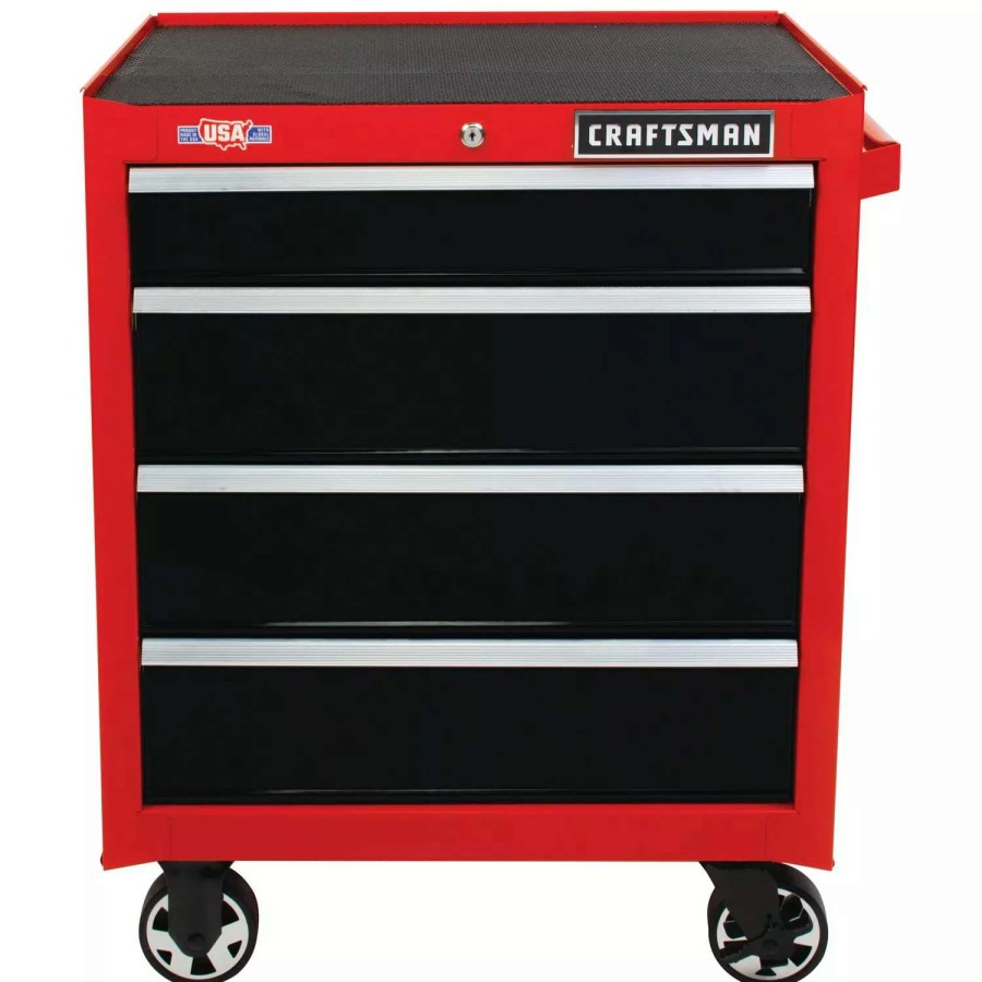 Tool Storage & Work Benches * | Craftsman Bottom Tool Cabinets 2000 Series 26-In 4-Drawer Tool Cabinet