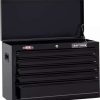 Tool Storage & Work Benches * | Craftsman Top Tool Chests 1000 Series 26-In W X 17.25-In H 5-Drawer Steel Tool Chest (Black)