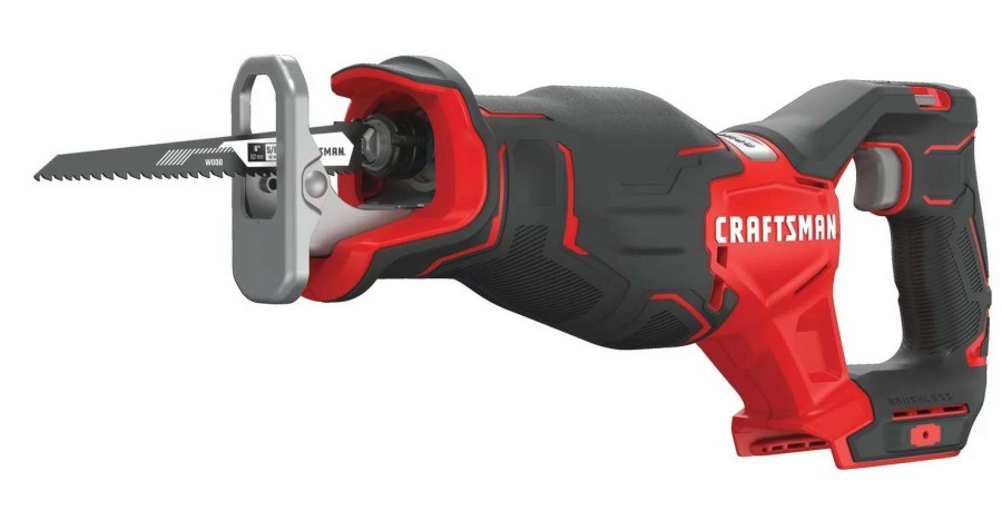 Power Tools * | Craftsman Reciprocating Saws V20 20-Volt Max Variable Speed Brushless Cordless Reciprocating Saw (Tool Only)