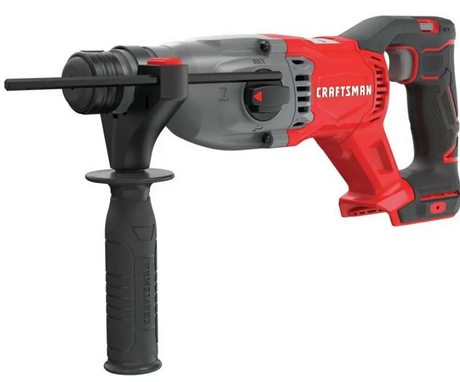 Power Tools * | Craftsman Rotary Hammer Drills V20 20-Volt Max-Amp 1-In Sds-Plus Variable Speed Cordless Rotary Hammer Drill