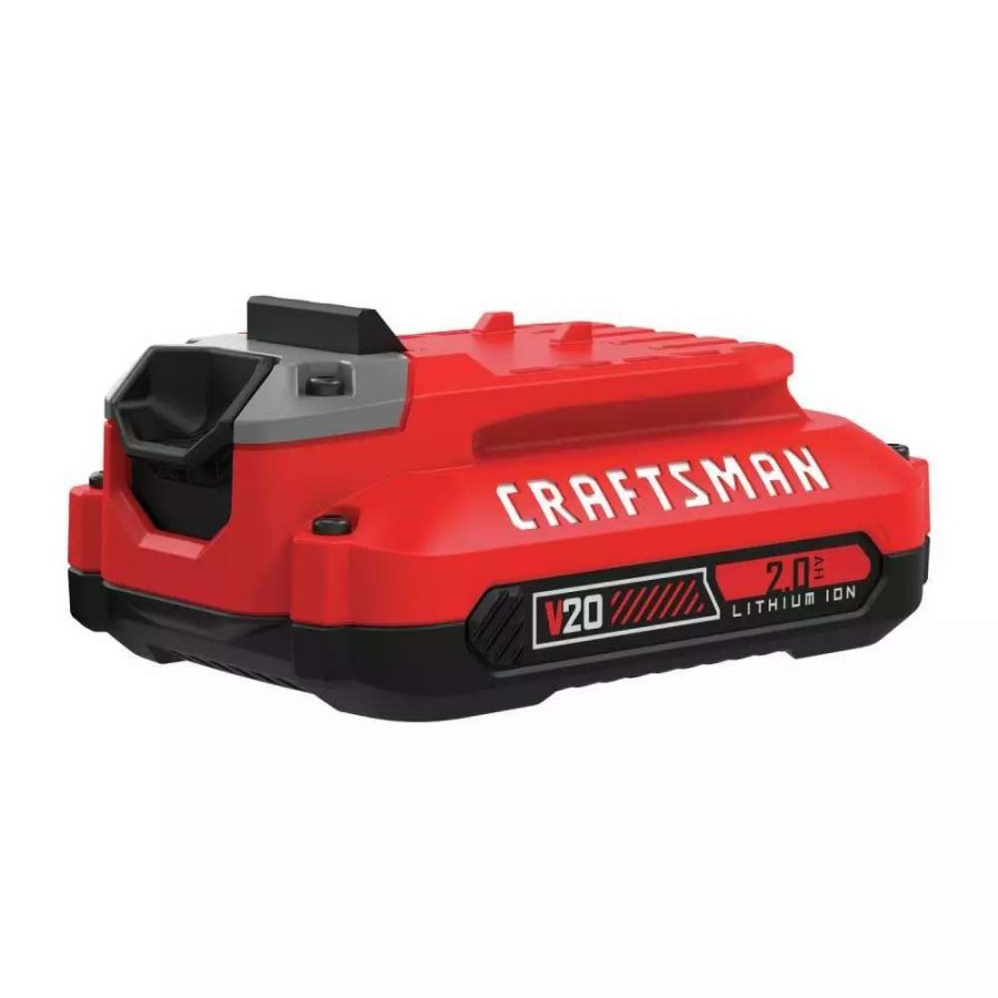 Power Tool Accessories * | Craftsman Power Tool Batteries & Chargers V20 20-Volt Max 2 Amp-Hour Lithium Power Tool Battery