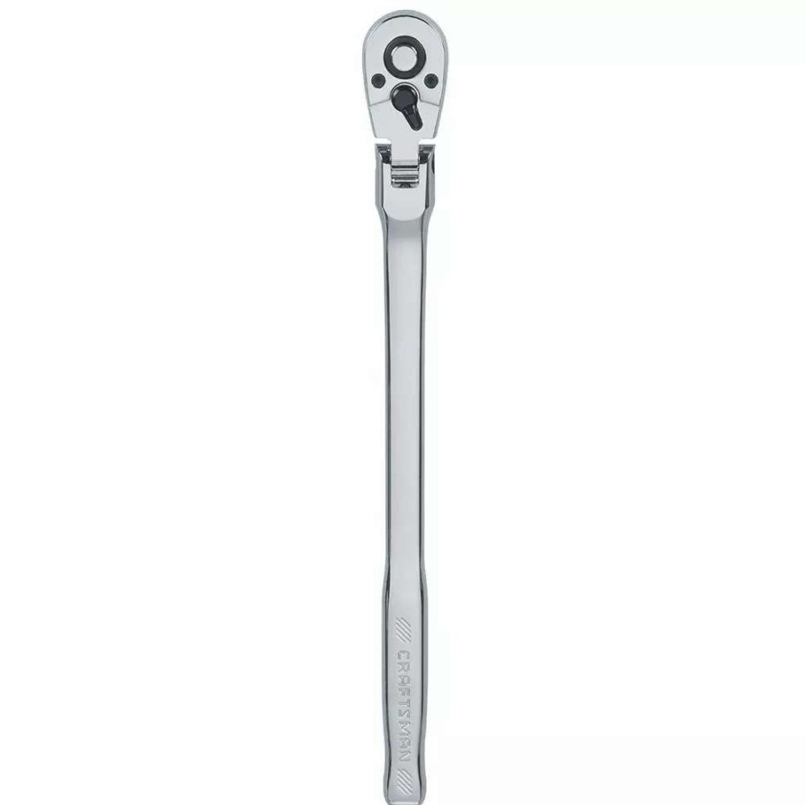 Hand Tools * | Craftsman Ratchets & Ratchet Sets 72-Tooth 3/8-In Drive Quick-Release Flexible Head Standard Ratchet