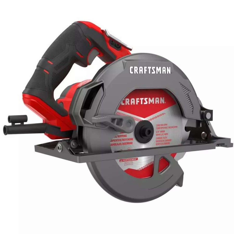 Power Tools * | Craftsman Circular Saws 15-Amp 7-1/4-In Corded Circular Saw