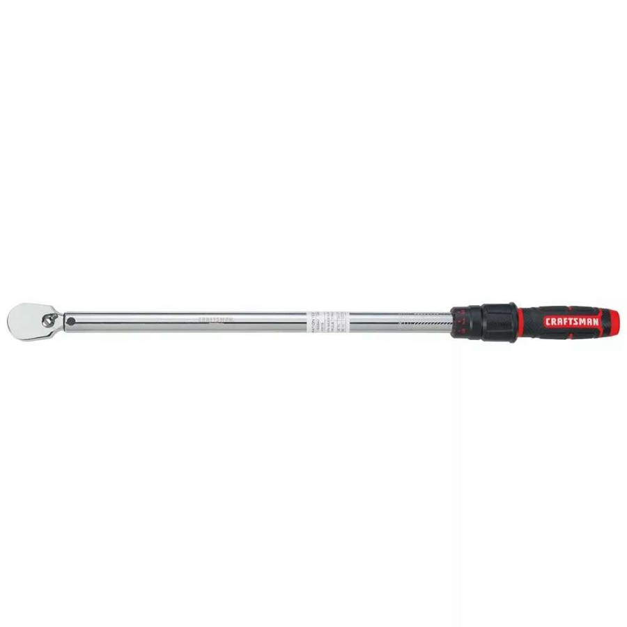 Hand Tools * | Craftsman Torque Wrenches 1/2-In Drive Click Torque Wrench (50-Ft Lb To 250-Ft Lb)