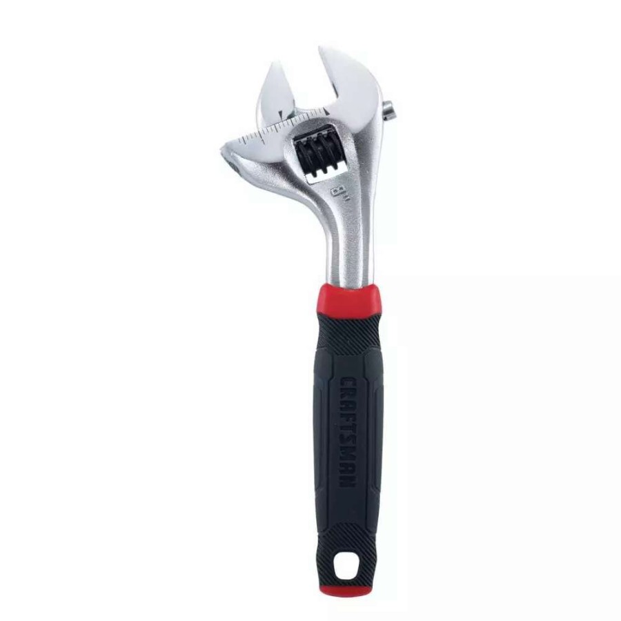 Hand Tools * | Craftsman Adjustable Wrenches Quick 8-In Steel Adjustable Wrench