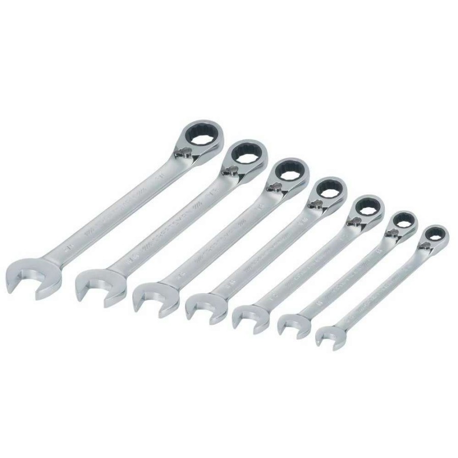 Hand Tools * | Craftsman Ratchet Wrenches & Sets 7-Piece Set 12-Point Standard (Sae) Ratchet Wrench Set