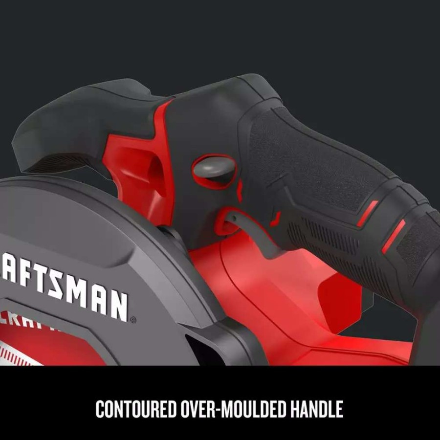 Power Tools * | Craftsman Circular Saws V20 20-Volt Max 6-1/2-In Cordless Compact Saw Circular Saw