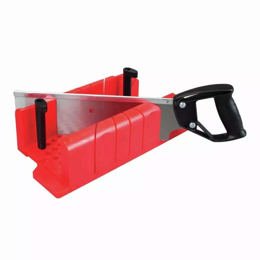 Hand Tools * | Craftsman Miter Boxes 14-In Blade X 2.5-In D High Impact Polypropylene Miter Box