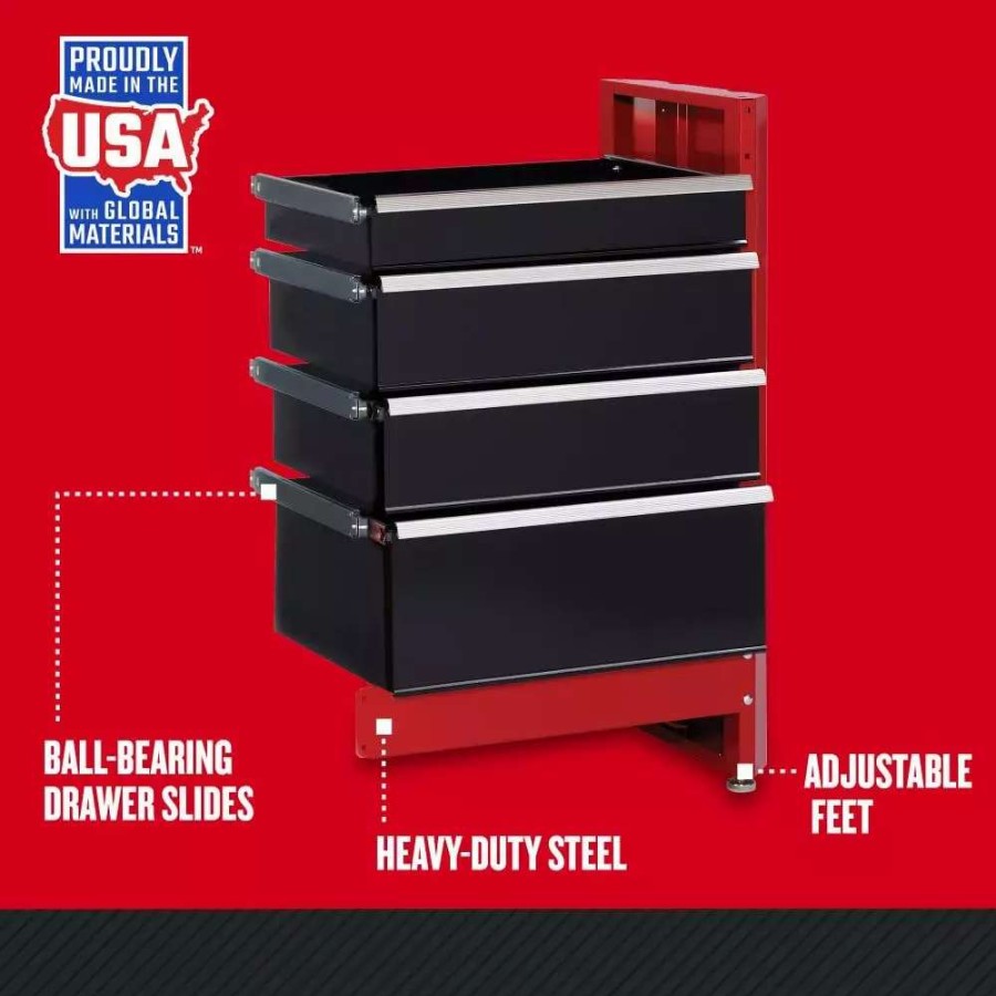 Tool Storage & Work Benches * | Craftsman Tool Storage Accessories 2000 Series Workbench, 4-Drawer Storage Module