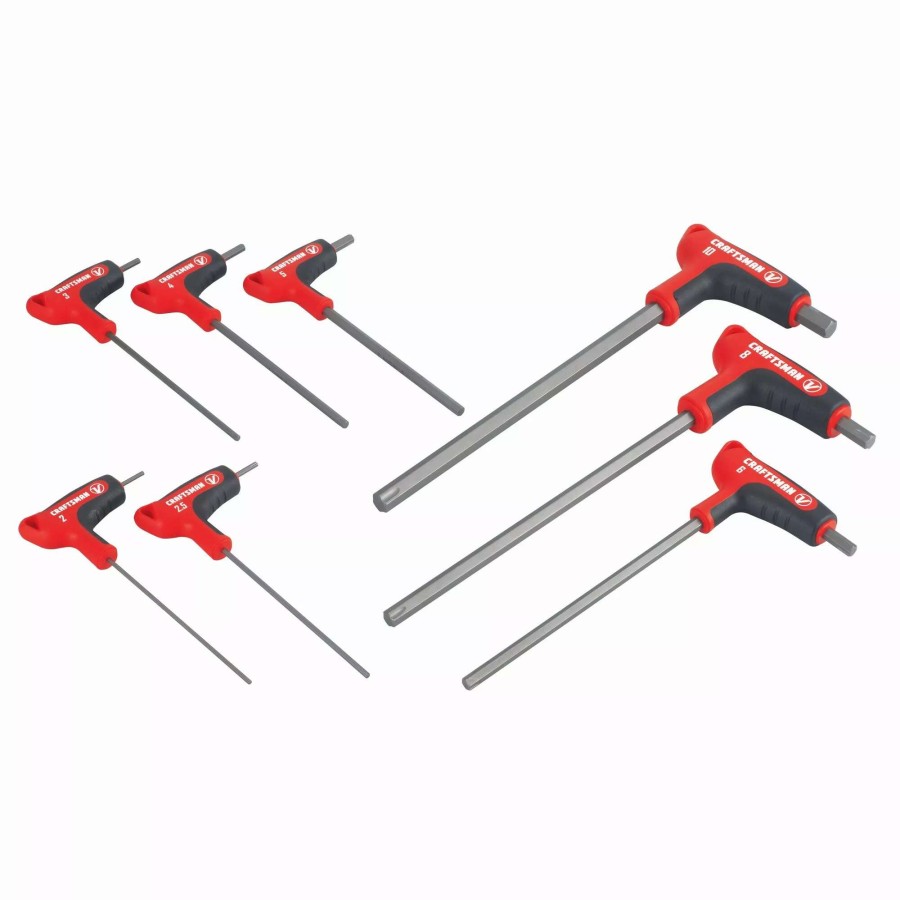 Hand Tools * | Craftsman Hex Keys & Torx Keys V-Series 8-Key Metric Hex Key Set