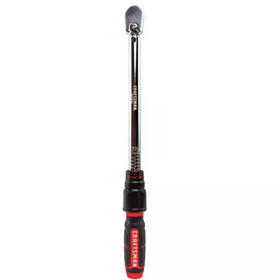 Hand Tools * | Craftsman Torque Wrenches 3/8-In Drive Click Torque Wrench (20-Ft Lb To 100-Ft Lb)