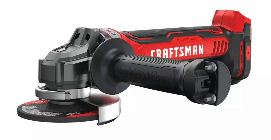 Power Tools * | Craftsman Angle Grinders V20 4.5-In 20-Volt Max Paddle Switch Brushless Cordless Angle Grinder