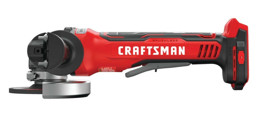 Power Tools * | Craftsman Angle Grinders V20 4.5-In 20-Volt Max Paddle Switch Brushless Cordless Angle Grinder