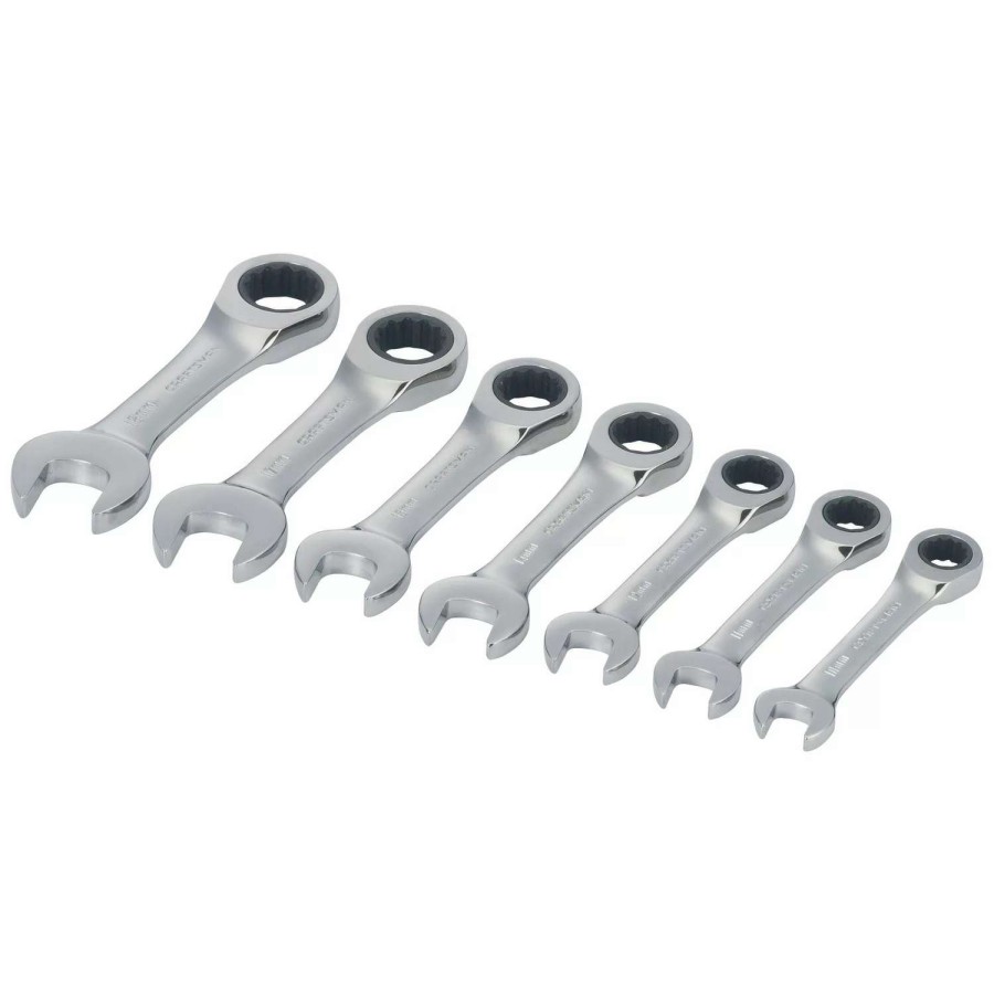 Hand Tools * | Craftsman Ratchet Wrenches & Sets 7-Piece Set 12-Point Metric Ratchet Wrench Set