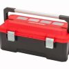 Tool Storage & Work Benches * | Craftsman Portable Tool Boxes Pro 26-In Red Plastic Lockable Tool Box