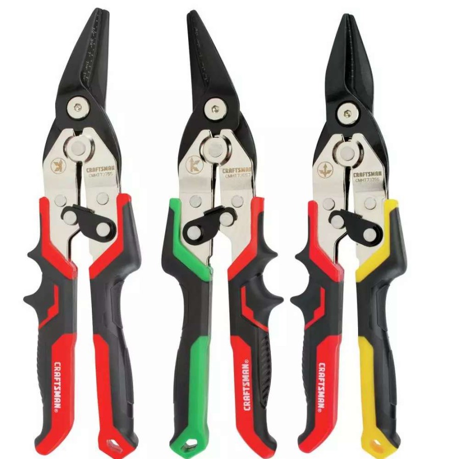 Hand Tools * | Craftsman Tin Snips 60Crv Snips Set