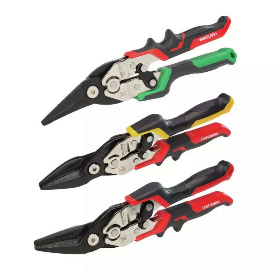 Hand Tools * | Craftsman Tin Snips 60Crv Snips Set