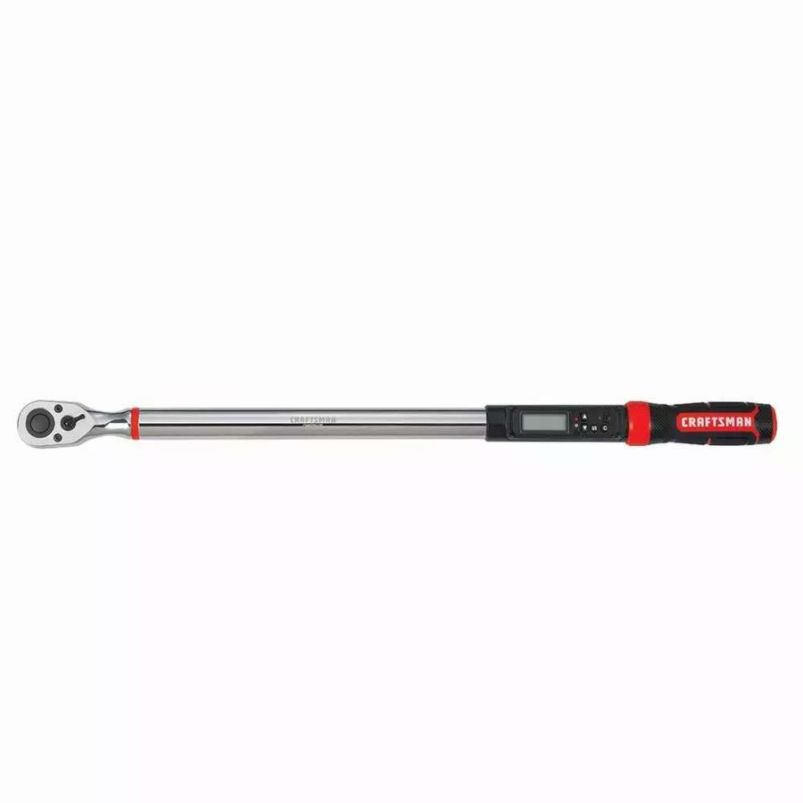 Hand Tools * | Craftsman Torque Wrenches 1/2-In Drive Digital Torque Wrench (50-Ft Lb To 250-Ft Lb)