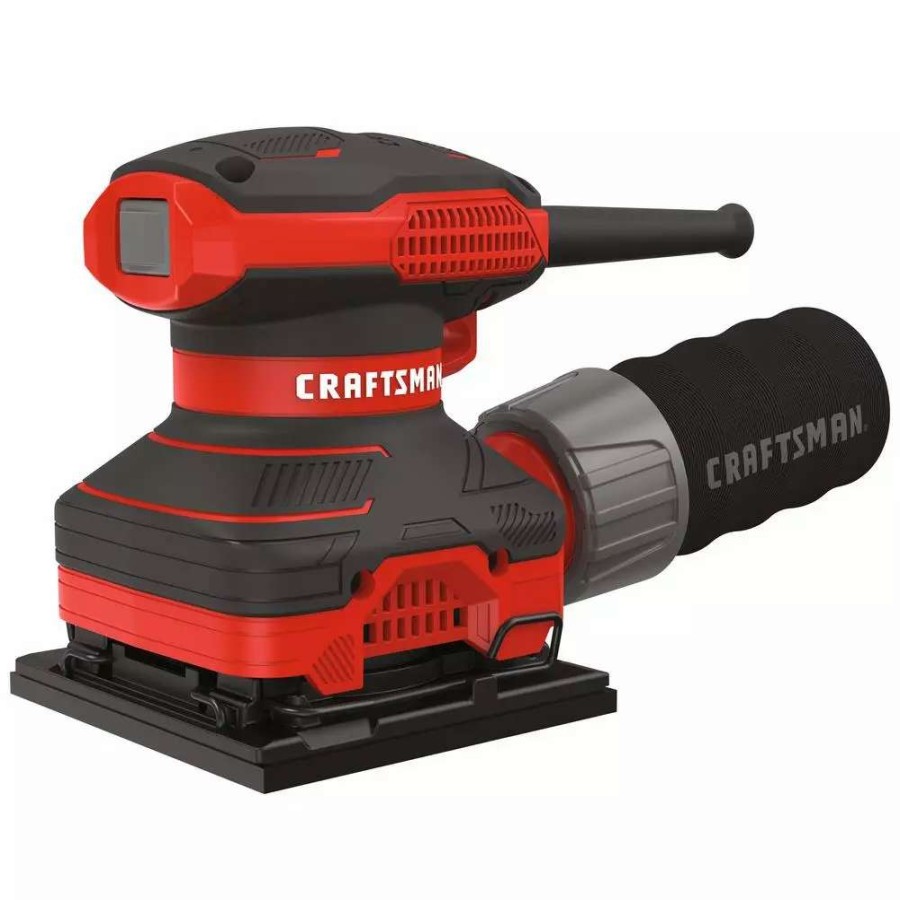 Power Tools * | Craftsman Power Sanders 120-Volt 2-Amp Corded Sheet Sander With Dust Management