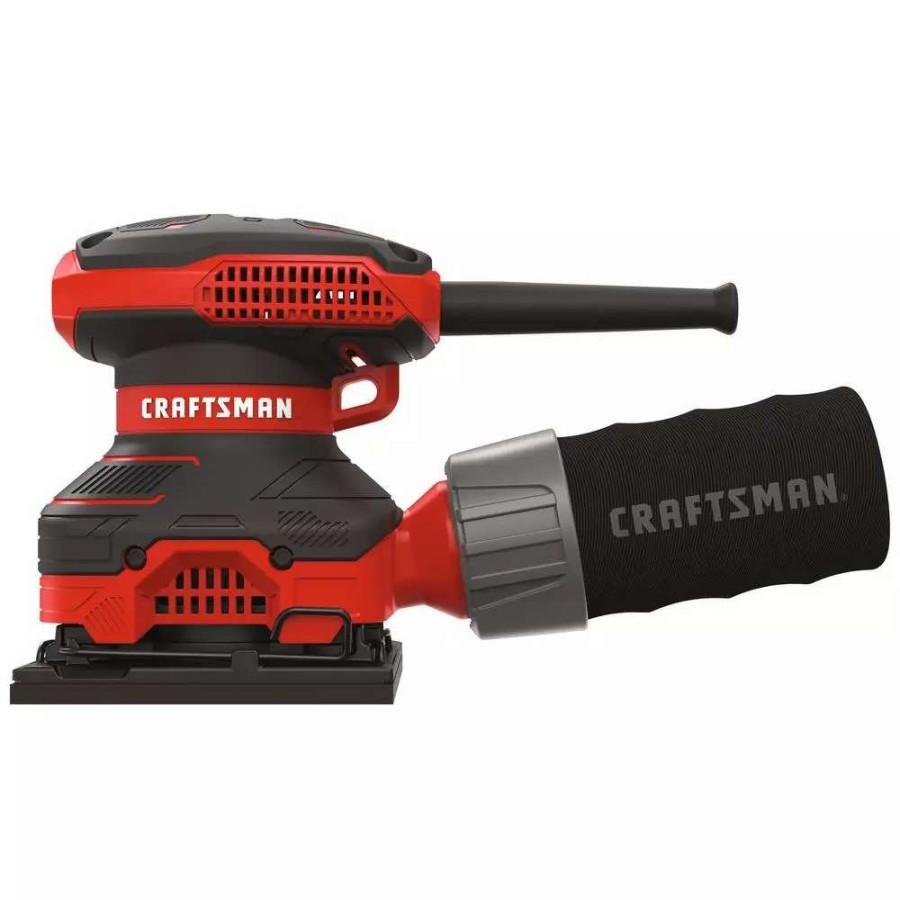 Power Tools * | Craftsman Power Sanders 120-Volt 2-Amp Corded Sheet Sander With Dust Management