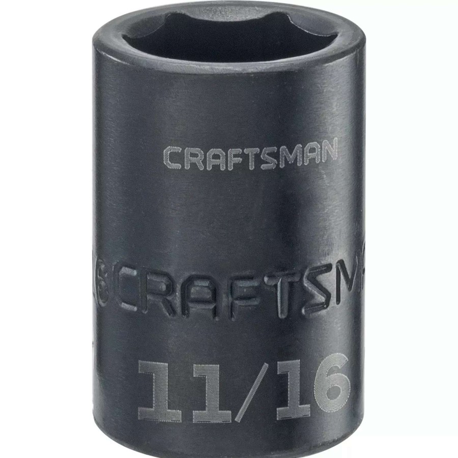 Hand Tools * | Craftsman Impact Sockets & Impact Socket Sets Craftsman 11/16-In Standard 1/2-In Drive 6-Point Socket