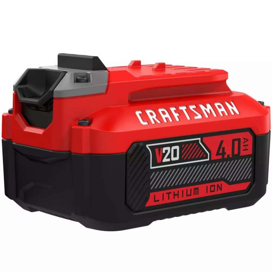 Power Tool Accessories * | Craftsman Power Tool Batteries & Chargers V20 20-Volt Max 4 Amp-Hour Lithium Power Tool Battery