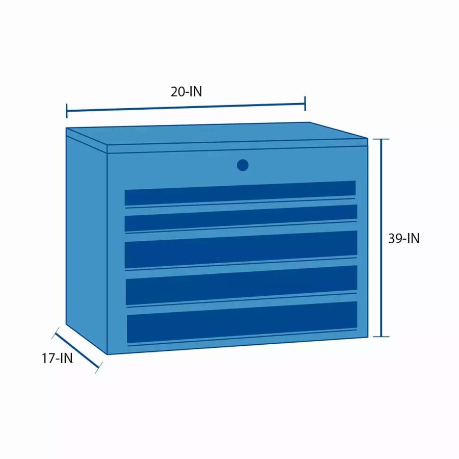 Tool Storage & Work Benches * | Craftsman Portable Tool Boxes Versastack System 20-In Red Plastic Wheels Lockable Tool Box