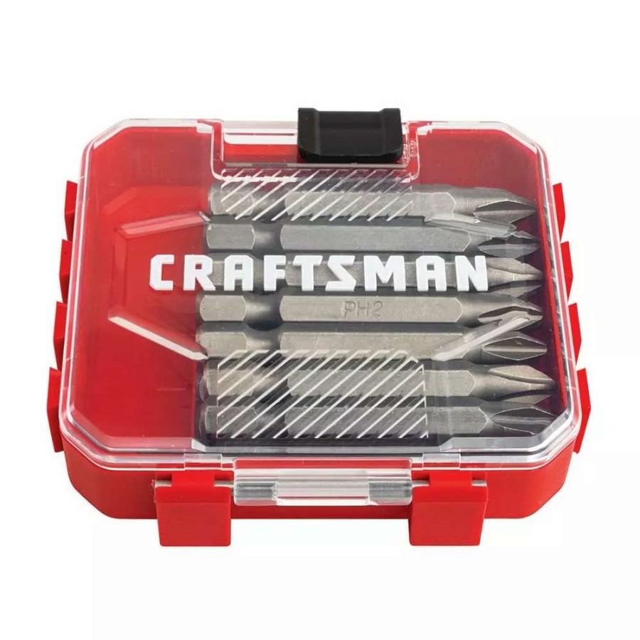 Power Tool Accessories * | Craftsman Screwdriver Bits 2-In #2 Phillips Steel Hex Shank Screwdriver Bit (15-Piece)