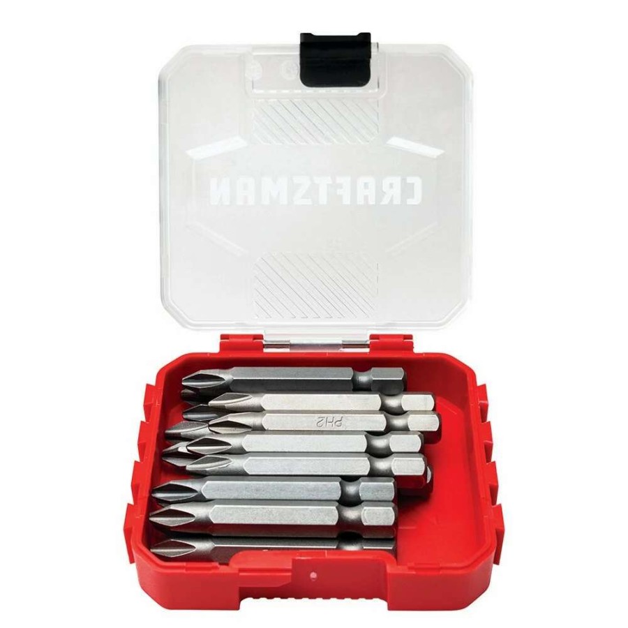 Power Tool Accessories * | Craftsman Screwdriver Bits 2-In #2 Phillips Steel Hex Shank Screwdriver Bit (15-Piece)