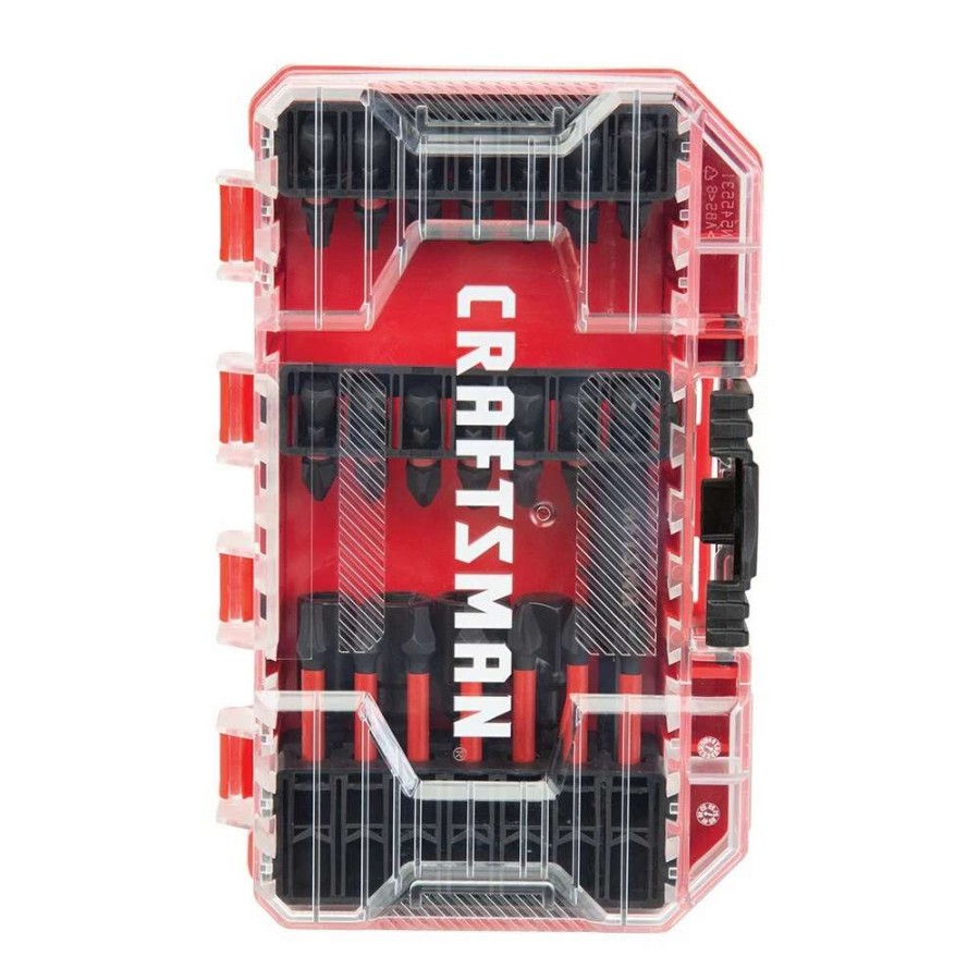 Power Tool Accessories * | Craftsman Impact Driver Bits Impact-Rated 33-Piece Set X Set Impact Driver Bit Set