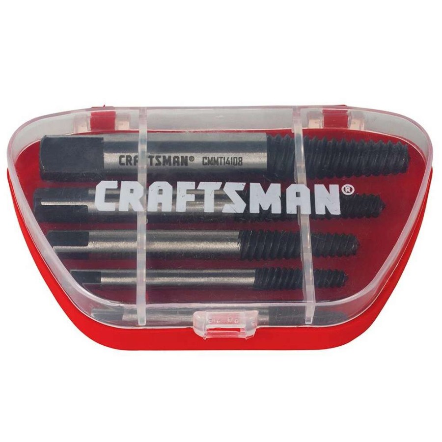 Power Tool Accessories * | Craftsman Screw Extractors & Sets 5-Pack Steel 5-In Screw Extractor Set