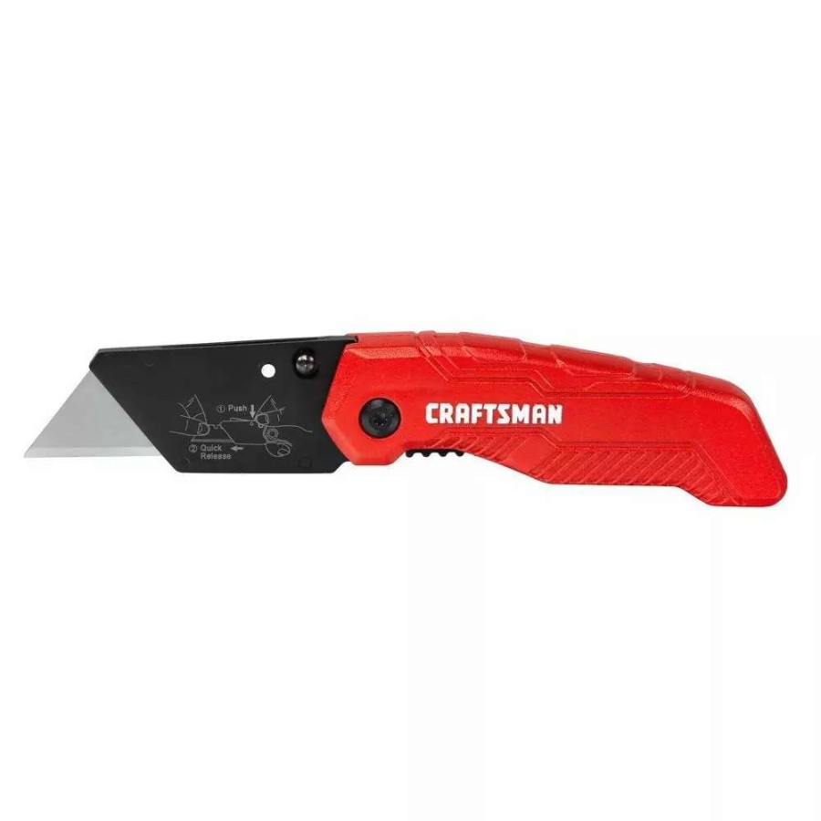 Hand Tools * | Craftsman Utility Knives 3/4-In 1-Blade Folding Utility Knife