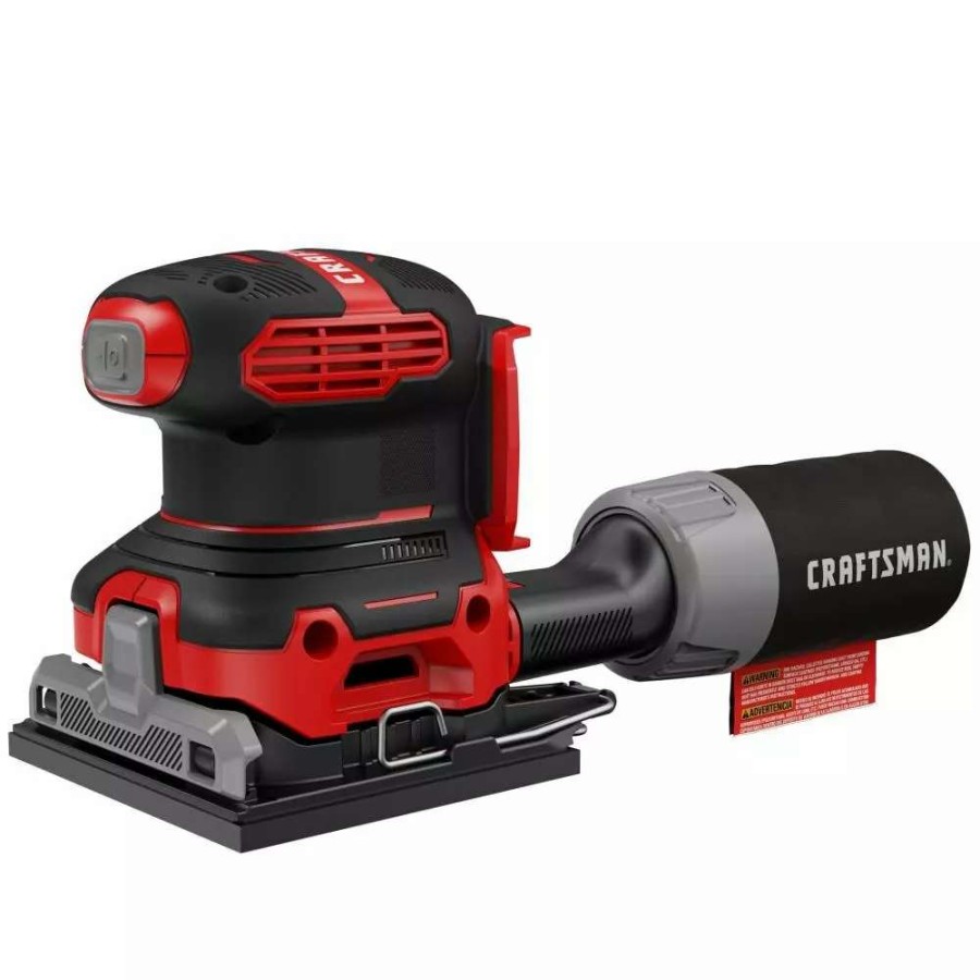 Power Tools * | Craftsman Power Sanders 20-Volt Cordless Sheet Sander With Dust Management