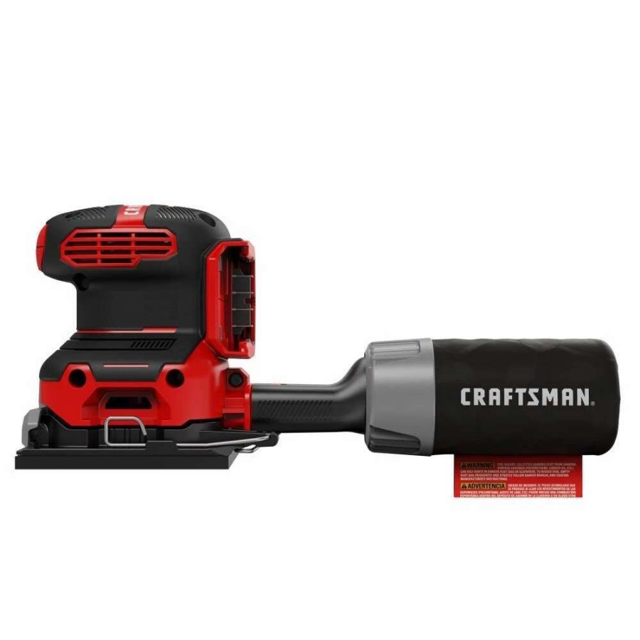 Power Tools * | Craftsman Power Sanders 20-Volt Cordless Sheet Sander With Dust Management