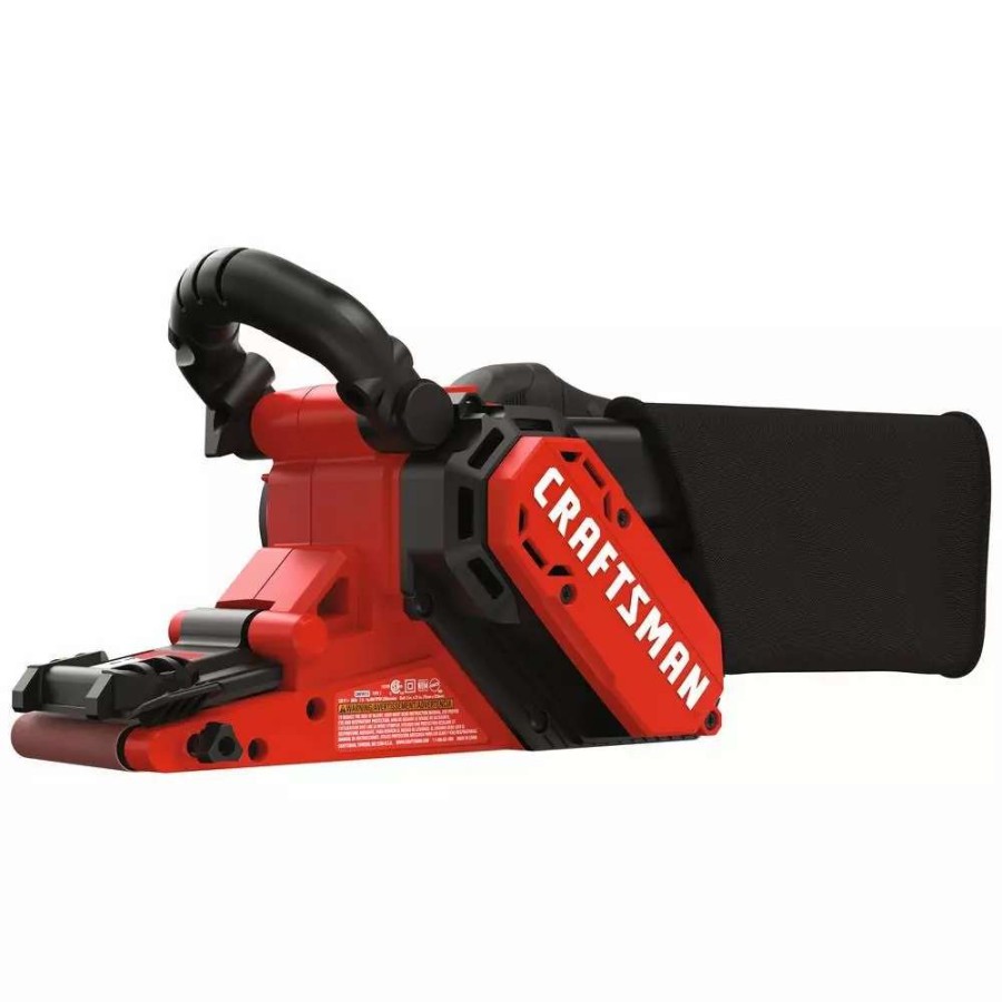 Power Tools * | Craftsman Power Sanders 120-Volt 7-Amp Corded Belt Sander With Dust Management