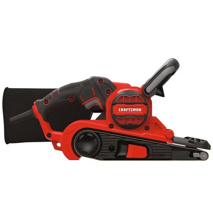 Power Tools * | Craftsman Power Sanders 120-Volt 7-Amp Corded Belt Sander With Dust Management