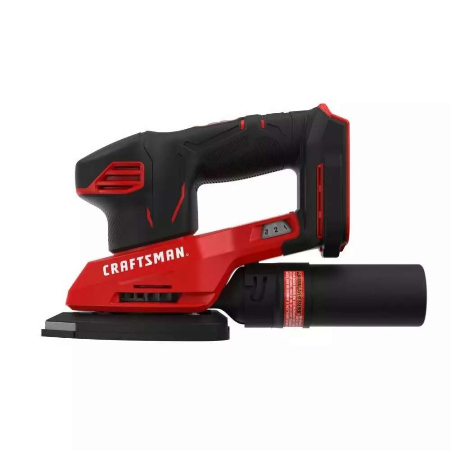 Power Tools * | Craftsman Power Sanders 20-Volt Cordless Detail Sander With Dust Management