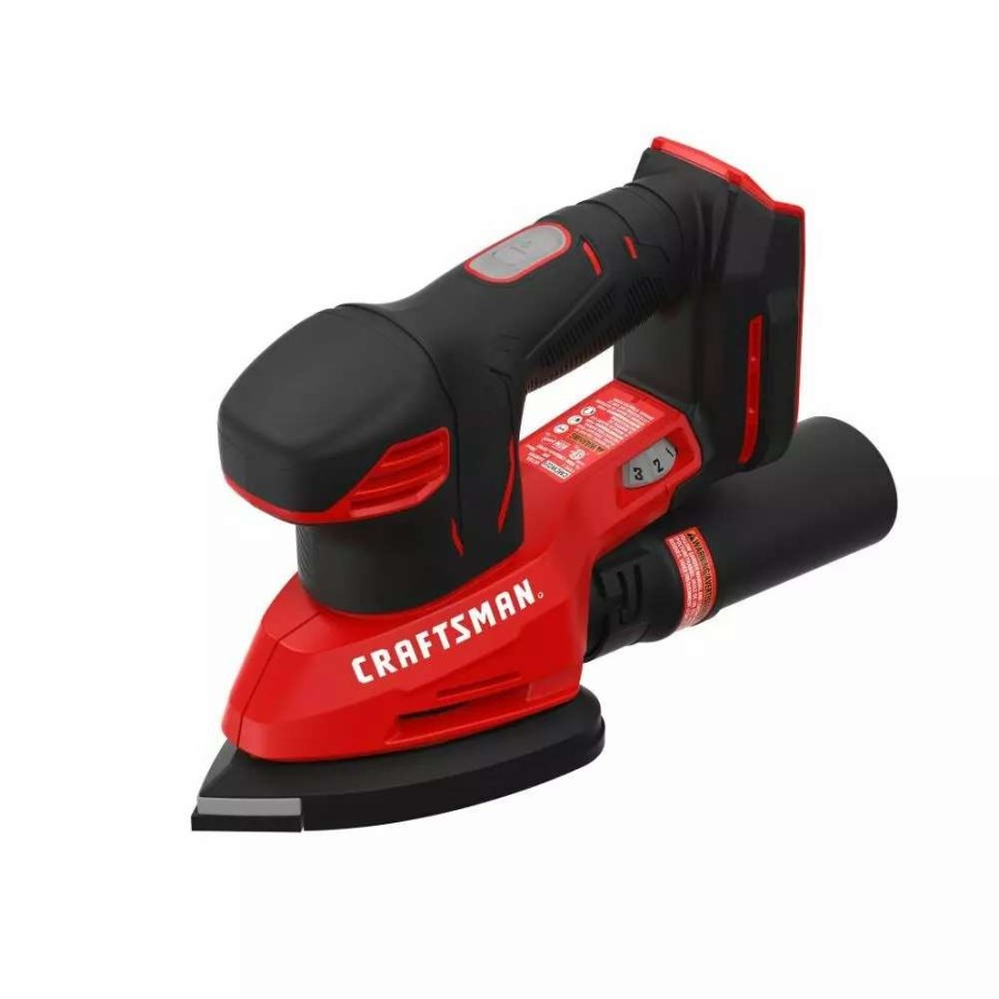 Power Tools * | Craftsman Power Sanders 20-Volt Cordless Detail Sander With Dust Management