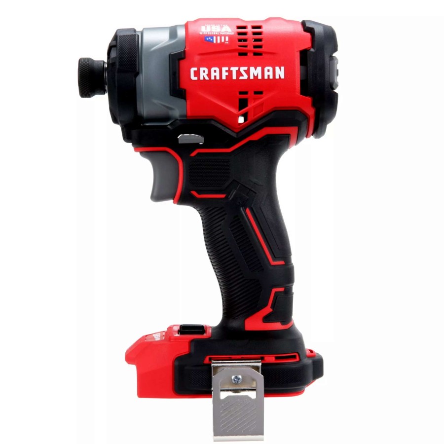 Power Tools * | Craftsman Impact Drivers V20 20-Volt Max Variable Speed Brushless Cordless Impact Driver (Tool Only)