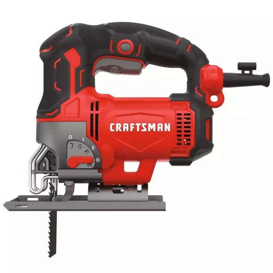 Power Tools * | Craftsman Jigsaws 6-Amp Variable Speed Keyed Corded Jigsaw