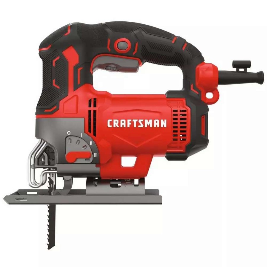 Power Tools * | Craftsman Jigsaws 6-Amp Variable Speed Keyed Corded Jigsaw