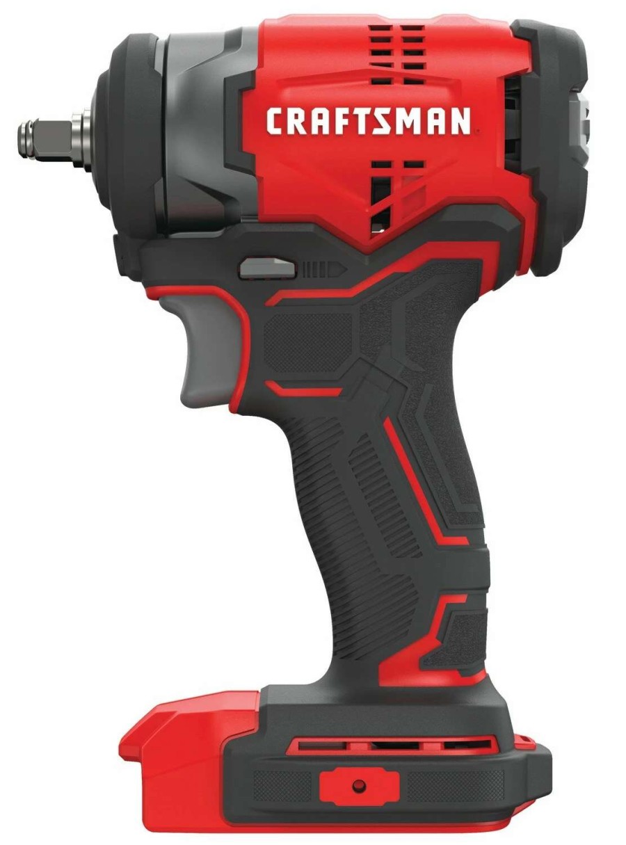 Power Tools * | Craftsman Impact Wrenches V20-Amp 20-Volt Max Variable Speed 3/8-In Drive Cordless Impact Wrench (Tool Only)