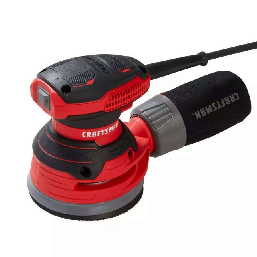 Power Tools * | Craftsman Power Sanders 120-Volt 3-Amp Corded Random Orbital Sander With Dust Management