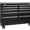 Tool Storage & Work Benches * | Craftsman Bottom Tool Cabinets 2000 Series 52-In W X 37.5-In H 10-Drawer Steel Rolling Tool Cabinet (Black)