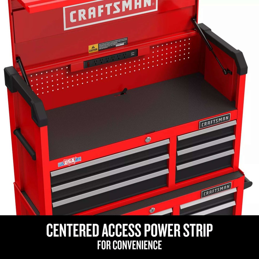 Tool Storage & Work Benches * | Craftsman Top Tool Chests 2000 Series 41-In 6-Drawer Chest Red