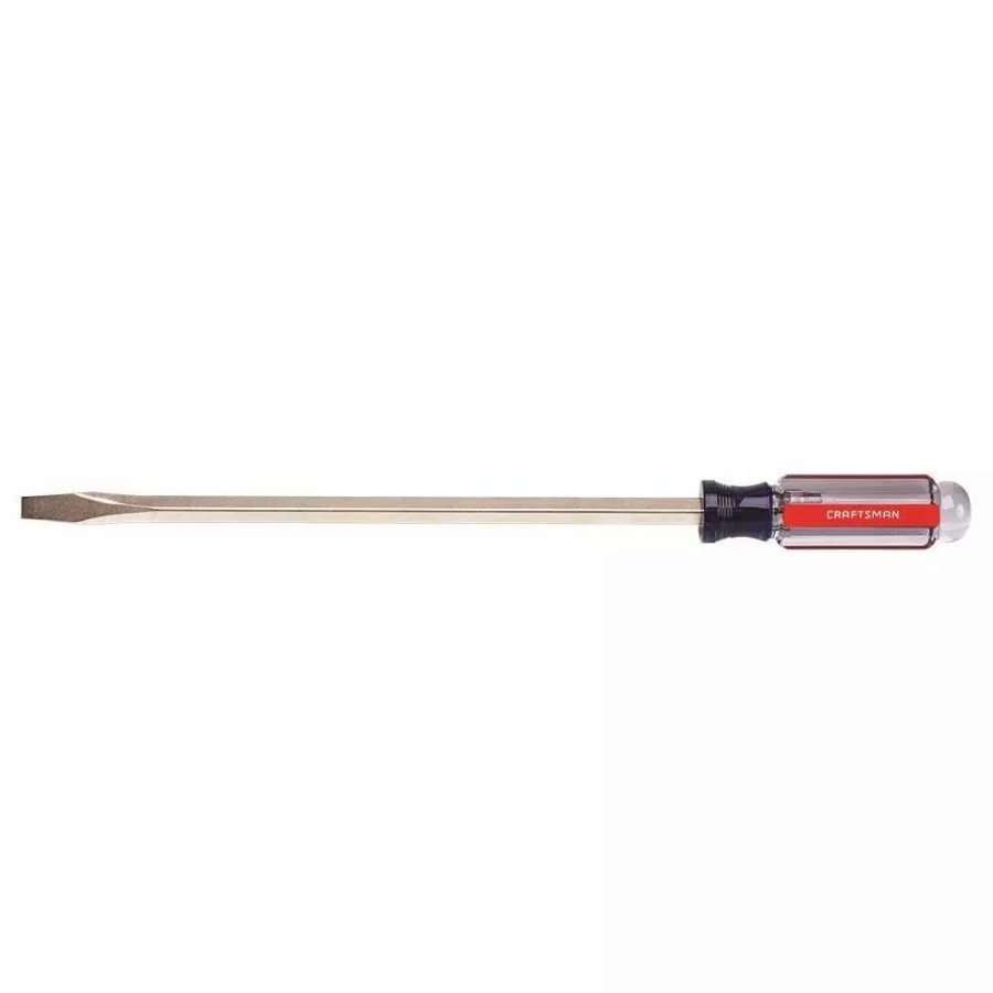 Hand Tools * | Craftsman Screwdrivers Acetate Handle 3/8-In Slottedhead Screwdriver