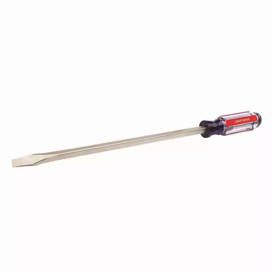 Hand Tools * | Craftsman Screwdrivers Acetate Handle 3/8-In Slottedhead Screwdriver