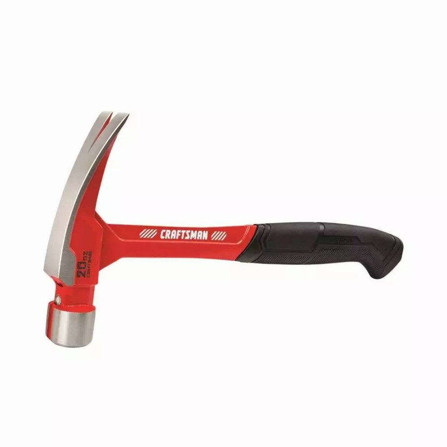 Hand Tools * | Craftsman Hammers 20-Oz Smooth Face Steel Head Steel Rip Claw Hammer