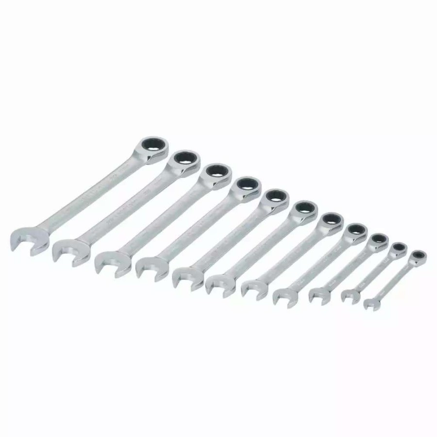 Hand Tools * | Craftsman Ratchet Wrenches & Sets 11-Piece Set 12-Point Metric Ratchet Wrench Set