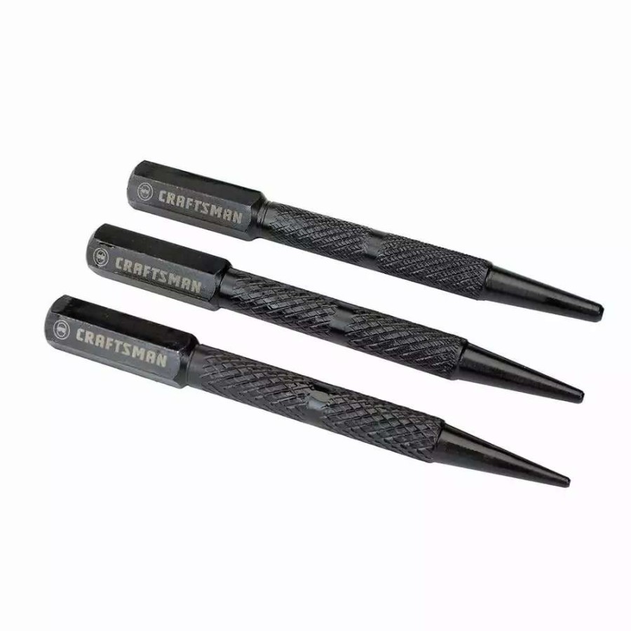 Hand Tools * | Craftsman Punches Tip Sizes Include 1/32-In, 2/32-In, 3/32-In Nail Set Punch